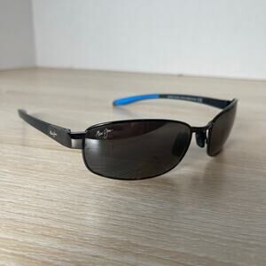 Maui Jim Salt Air MJ741-02D Sunglasses READ Matte Black 60.5-17-135 Italy